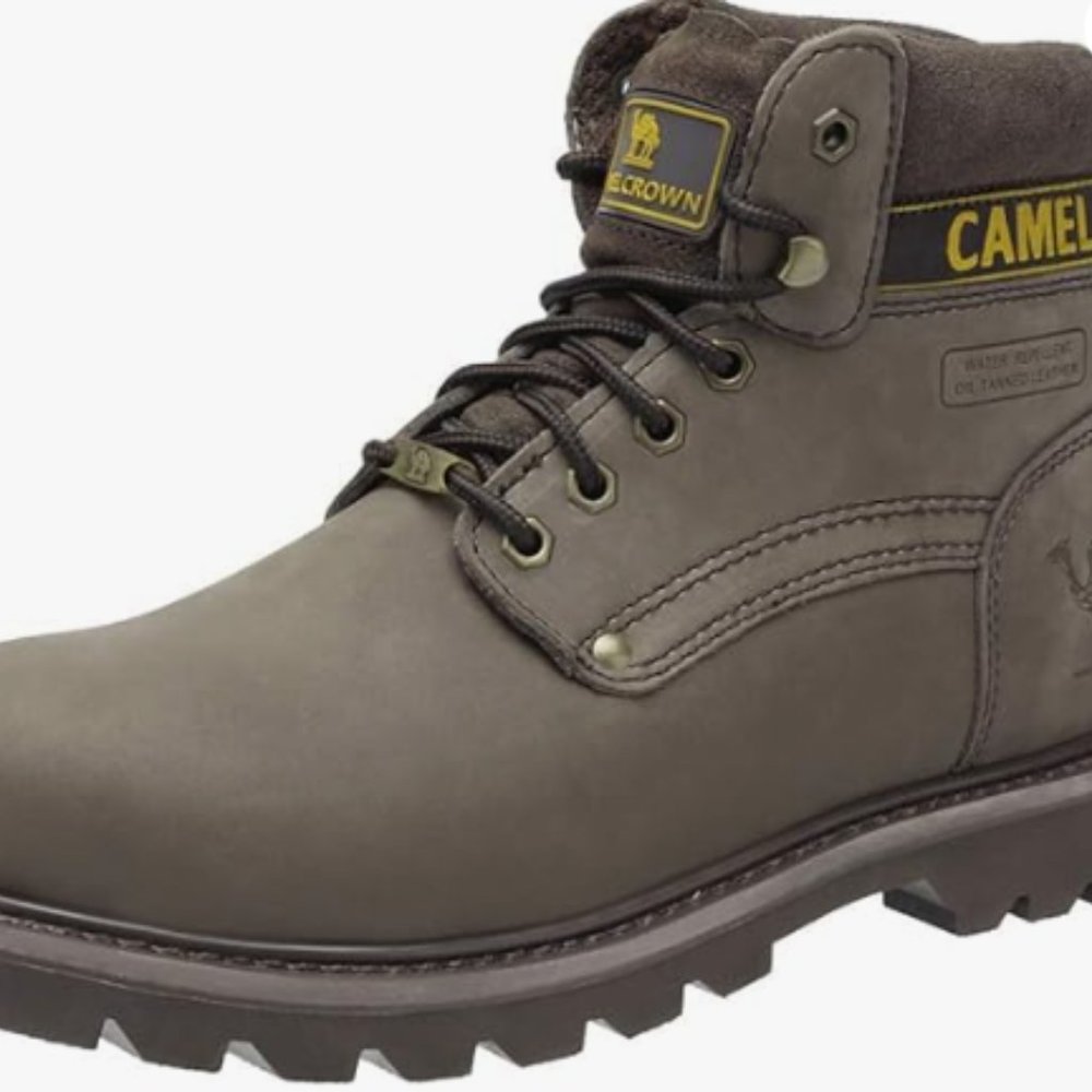 CAMEL CROWN | Mens Soft Toe Leather Work Boot (11)
